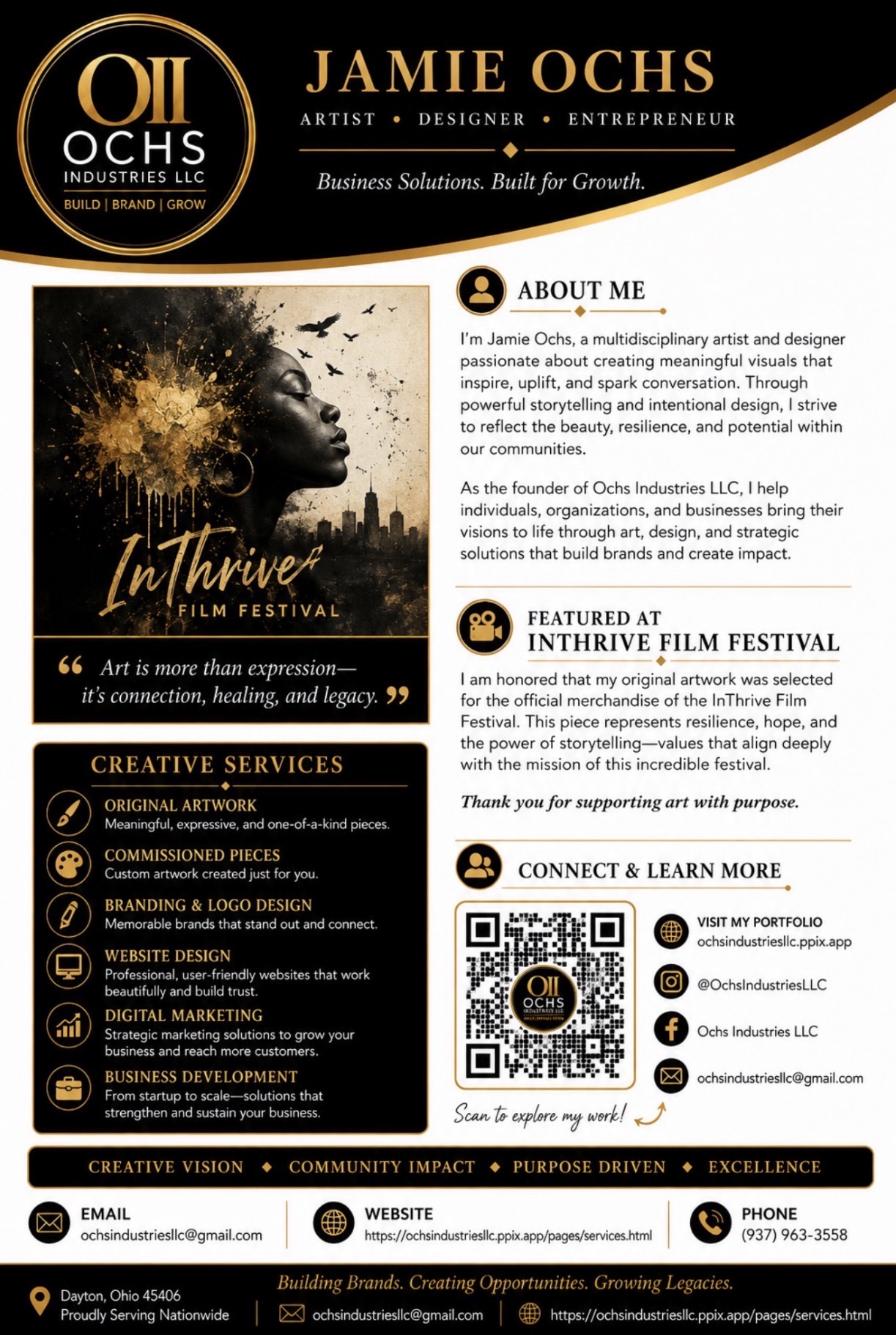 InThrive One-Pager / Brand Sheet